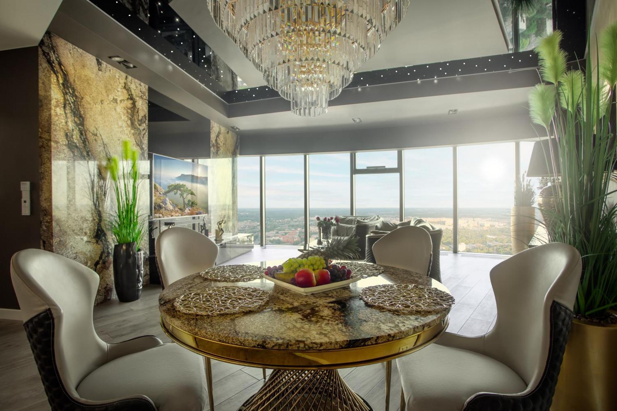 30Th+ Floor Apartments In Sky Tower Breslávia Exterior foto