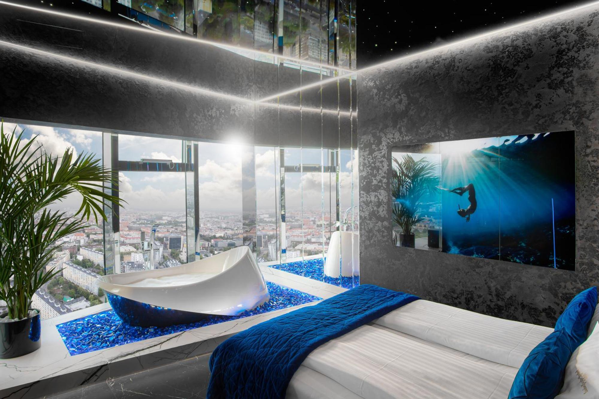 30Th+ Floor Apartments In Sky Tower Breslávia Exterior foto