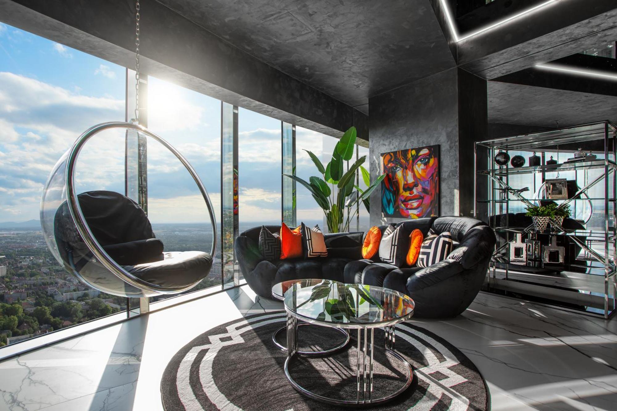 30Th+ Floor Apartments In Sky Tower Breslávia Exterior foto